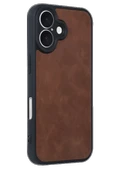Newface Apple iPhone 16 Kılıf Aras Deri Kapak - Taba thumbnail 2