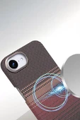 Newface Apple iPhone 16E Vega Magsafe Kapak - Siyah thumbnail 2