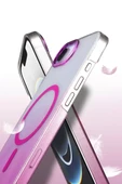 Newface Apple iPhone 16E Glossy Magsafe Kapak - Mor thumbnail 3