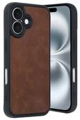 Newface Apple iPhone 16 Kılıf Aras Deri Kapak - Taba thumbnail 1