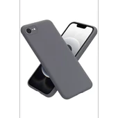 Newface Apple iPhone 16E Kılıf First Silikon - Gri thumbnail 2