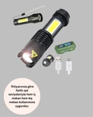 Suya Dayanıklı 4 Modlu Mini LED El Feneri thumbnail 3