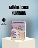 Işıklı Sesli Şifreli  Para Çeken Kumbara Mor thumbnail 1