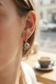 Zirkon Taşlı Nazar Model Kadın Küpe thumbnail 2