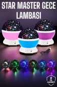 Mavi ve Mor Işıklı Projeksiyon Lambası thumbnail 2