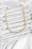 CM Yassı Yılan Zincir Model 60 cm Kadın Ke thumbnail 2