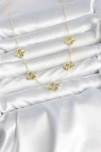 Gold Renk Yonca Model VIP Seri Kadın Ke thumbnail 2