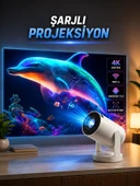 Taşınabilir Sinema Oyun Projektörü Akıllı Projeksiyon Android 11 thumbnail 1