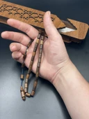 El Yapımı Aslan Ağacı Tespih – 9x6 mm thumbnail 1
