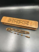 El Yapımı Aslan Ağacı Tespih – 9x6 mm thumbnail 3