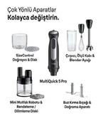 Braun MultiQuick 5 Pro MQ 55755 M El Blender Seti thumbnail 2