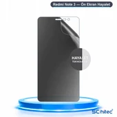 SChitec Redmi Note 3 Uyumlu Hidrojel Ekran Koruyucu thumbnail 8