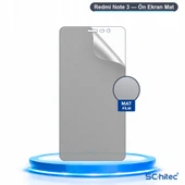 SChitec Redmi Note 3 Uyumlu Hidrojel Ekran Koruyucu thumbnail 6