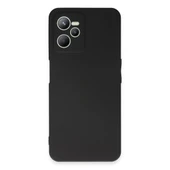 Realme C35 Kılıf First Silikon - Siyah thumbnail 2