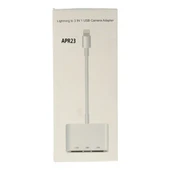 Apr23 Iphone Otg 3in1 - Beyaz thumbnail 3