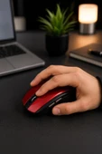 Mouse Yan Tuşlu Optik Kablosuz Fare TM08 thumbnail 10
