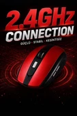 Mouse Yan Tuşlu Optik Kablosuz Fare TM08 thumbnail 11