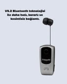 10 Saat Konuşma Süreli Klipsli Bluetooth Kulaklık thumbnail 3