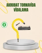 12 Parça Akrobat Vidalama Uç Seti Esnek Dar Alan Kullanım thumbnail 1