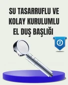 Masaj ve Yağmur Modlu Su Tasarruflu Duş Başlığı thumbnail 1