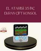 Şarjlı 3.5 İnç Retro Oyun Konsolu thumbnail 1