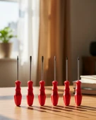 Düz Yıldız Başlıklı 7Li Tornavida Seti Ergonomik Tutma thumbnail 1