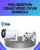 Oyun Konsolu Uyumlu Projeksiyon Ev Sinema thumbnail 1