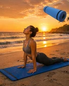 10Mm Yoga Mati Mavi̇ thumbnail 1