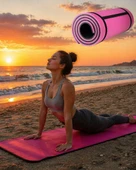 10Mm Yoga Mati Pembe thumbnail 1
