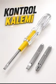 Test Kalemi Çift Başlıklı Şeffaf Elektrik Testi thumbnail 1