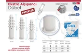 Made Extra Pul Başlı Alçıpan Dübeli - No: 8 - 500 Adet thumbnail 2