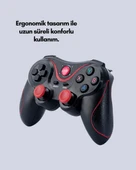 Ergonomik Tasarımlı Kablosuz Bluetooth Gamepad Titreşimli thumbnail 3
