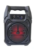 10W Güçlü Ses Performanslı Bluetooth Karaoke Hoparlörü thumbnail 5