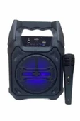 10W Güçlü Ses Performanslı Bluetooth Karaoke Hoparlörü thumbnail 4