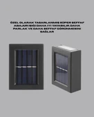 Şeffaf Abajurlu Duvar Tipi Solar Işık thumbnail 3