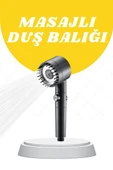 Duş Başlığı Yüksek Basınçlı Masaj Taraklı 3 Kademeli thumbnail 1