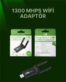 USB 3.0 Wireless Adaptör – 2.4GHz & 5GHz Destekli thumbnail 2