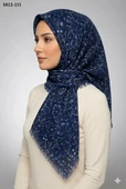 Eyfel Desenli Dimi Pamuk Eşarp 1012-111 thumbnail 1
