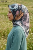 BelindaScarf Bambu Pamuk Eşarp (Gri) 1029-114 thumbnail 1