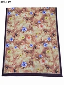 MoonScarf Bambu Kraş Pamuk Şal (Kahve) 207-119 thumbnail 2