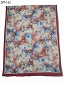 MoonScarf Bambu Kraş Pamuk Şal (Kırmızı) 207-112 thumbnail 2