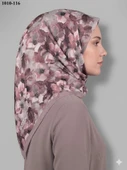 MoonScarf Desenli Bambu Pamuk Eşarp 1010-116 thumbnail 1