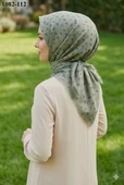 Dolce Cool Desenli Dimi Pamuk Eşarp 1082-112 thumbnail 1