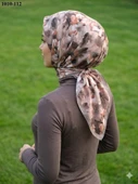 MoonScarf Desenli Bambu Pamuk Eşarp 1010-112 thumbnail 1