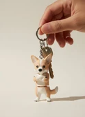Corgi Köpek Figürlü Hareketli Anahtarlık thumbnail 2