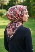 MoonScarf Desenli Bambu Pamuk Eşarp 1010-118 thumbnail 1