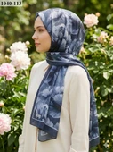 MoonScarf Soft Pamuk Şal (Gri) 1040-113 thumbnail 1