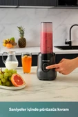 Mixfresh 7026H Kişisel Smoothie Blender Antrasit Siyah thumbnail 7