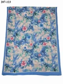 MoonScarf Bambu Kraş Pamuk Şal (Mavi) 207-123 thumbnail 2