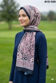 Soft İpek Etnik Desen Soft Şal 413-124 thumbnail 1